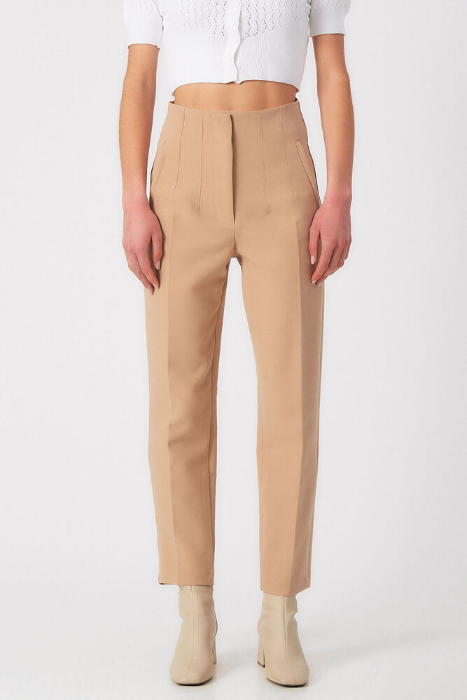 Robin Cepli Kumaş Pantolon CAMEL - 3